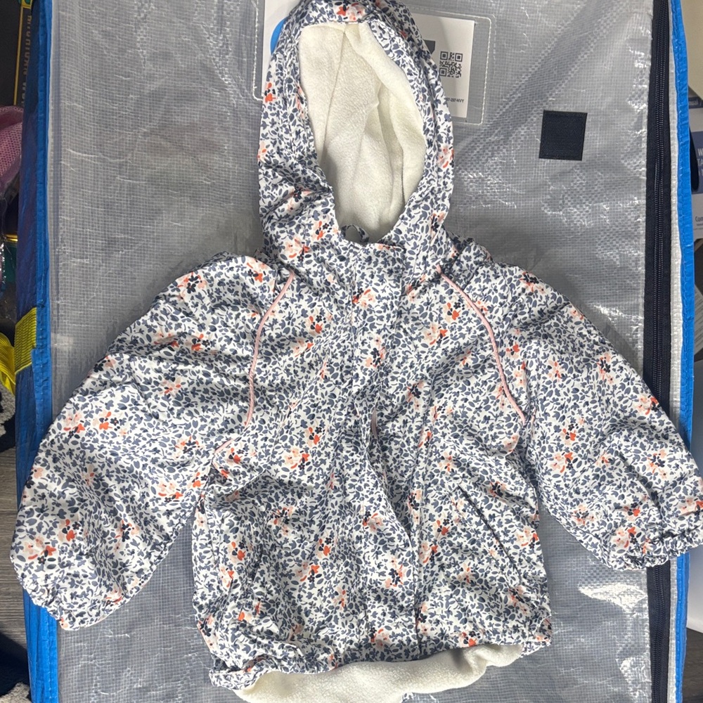 Floral Hooded Jacket